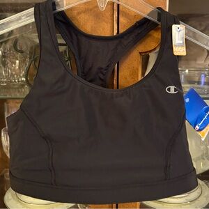 Champion Women's High Support Black Sports Bra NWT